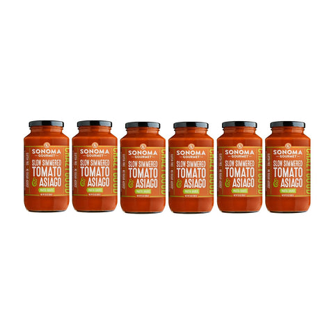 Sonoma Gourmet Seven Veggie Pasta Sauce | Vegan, USDA Organic, Non-GMO, Gluten-Free and No Sugar Added | Made With Fresh Ingredients | 25 Ounce Jars (Pack of 4)