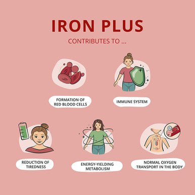 Iron Supplement Vegavero | 14 mg | with Vitamin C & B Vitamins | 120 Vegan Capsules | NO Additives