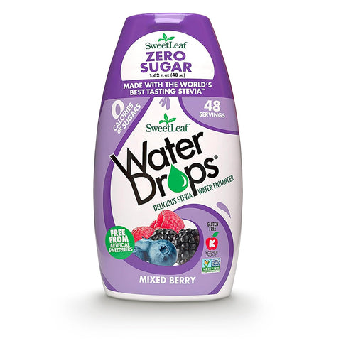 SweetLeaf Water Flavoring Drops - Stevia Water Enhancer, Sugar Free, Zero Calorie Water Additive for Flavor, Contains Monk Fruit Extract, Gluten Free, Keto Friendly - 1.62 Fl Oz (Variety Pack of 3)