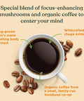 Four Sigmatic Think Mushroom Coffee | Organic Ground Coffee With Lion'S Mane Mushroom And Chaga Mushroom | Nootropic Mushroom Coffee For Better Focus And Immune Support | 12Oz Bag