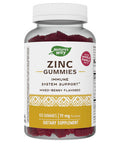 Nature'S Way Zinc Gummies, Daily Immune Support Gummies*, 100% Daily Value Zinc Per Gummy, Mixed Berry Flavored, 120 Gummies (Packaging May Vary)