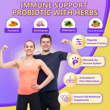 Drfoster Probiotics For Women & Men Digestive Health'120 Billion Cfus Prebiotics