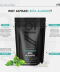 Fermented Beta-Alanine 1500mg - Essential Amino Acid Support - Made with BioPerineAÃƒâ€šÃ‚Â® - Non GMO, Gluten , Halal - 120 Vegan Capsules