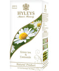 Hyleys Green Tea with Chamomile - 25 Tea Bags (Relax)