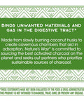 Natures Way Activated Charcoal Intestinal Cleanser Capsule, 260 Mg - 100 Per Pack - 3 Packs Per Case.3