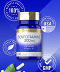 Carlyle Benfotiamine 300Mg | 90 Capsules | Fat Soluble Vitamin B-1 | Non-Gmo, Gluten Free