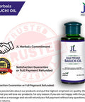 JL Herbals Bakuchi Oil 100ml (3.5 fl.oz) | Babchi | Psoralea corylifolia | 100% Pure & Undiluted | Cold Pressed | for External USE ONLY | USE After Dilution