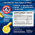 Triple Strength DHA Omega 3 Fish Oil 3600 mg Over 2100mg Omega-3 Fatty Acids with 860mg of DHA 1300mg EPA Best Essential Fatty Acids Premium Wild Caught & Burpless Fish Oil 120 Softgels