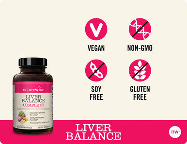 NatureWise Liver Detox Cleanse Supplement 60 servings Triple Repair Formula with Milk Thistle Turmeric Reishi Kudzu to Encourage Toxin Removal Support Normal Function 120 Veg Capsules