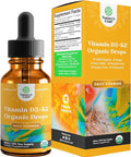 Vitamin D3 + K2 Liquid Drops with MCT Oil ÃƒÂ¢Ã¢â€šÂ¬Ã¢â‚¬Å“ 5000 IU Vitamin D3 & MK-7 K2 Supplement