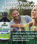 Nature'S Answer Mullein-X Multi System Cough Syrup 4 Ounce | Soothes Coughs & Clears Mucus | Respiratory Support | Non GMO Gluten