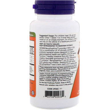 NOW Berry Dophilus 60 chews