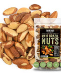 Premium Wild Harvested Raw Brazil Nuts, 1 lb (16oz) ÃƒÂ¢Ã¢â€šÂ¬Ã¢â‚¬Å“ High Selenium, Batch Tested Peanut & Gluten Free, Non-GMO, Kosher, Resealable Bag