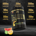 EPN Supplements Ballistic Pre Workout | #1 New Pre Workout Powder W/ Nitric Oxide Booster, Electrolytes, Caffeine & Nootropics | Insane Pumps, Focus, Stamina, Energy, Hydration For Men & Women - Citrus Blast