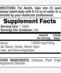 Fito Medic'S Lab Boron 10 Mg 240 Servings Boron Supplement For Men Boron Supplement For Women Boron Supplement Ultra High Absorption, S.