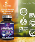 Multivitamin For Men - Daily Energy Extra Strength Vitamin Health For Men - With Vitamins A, C, D, E, B12, Zinc, And Minerals - Multimineral Non Gmo Multivitamin Supplement Made In Usa - 120 Count