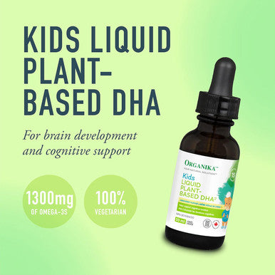 Organika Kids Liquid Plant Based Dha - Lemon Burst Flavour- 30Ml