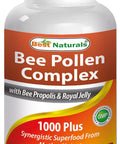 Best Naturals Bee Pollen Complex 1000 mg 120 Tablets
