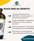 Amazing Herbs Premium Black Seed Oil - Gluten Free, Non Gmo, Cold Pressed Nigella Sativa Aids In Digestive Health, Immune Support, Brain Function, Joint Mobility - 16 Fl Oz (Pack Of 2)