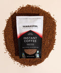 Terrasoul Superfoods Organic ze-Dried Instant Coffee 3.5 oz - Fairtrade | Arabica Beans | Fresh Taste | Medium Roast