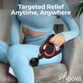 Noova Deep Tissue Massager Gun With Belt - 2-In-1 Percussion Muscle Massage Gun For Athletes For Muscle Therapy, Handheld Massager Massage Gun