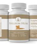 PURE ORIGINAL INGREDIENTS Psyllium Husk Capsules (100 Capsules) Fiber Powder Supplement, No Additives Or Fillers, Lab Verified