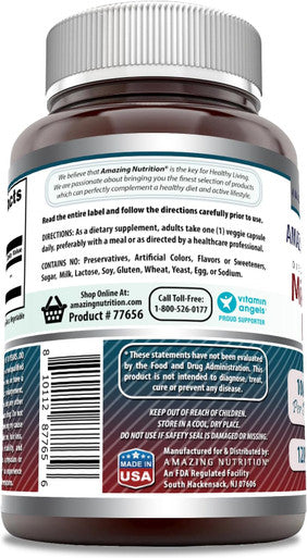 Amazing Nutrition Formulas Micronized DHEA Supplement | 100 Mg Per Serving | Veggie Capsules| Non-GMO | Gluten | Made in USA (1 Pack 120 Count)