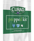 Curad Prepped Kit Essential PPE Pack Includes 2 Pairs of Gloves 1 Face Mask 4 Alcohol Prep Pads