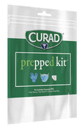 Curad Prepped Kit Essential PPE Pack Includes 2 Pairs of Gloves 1 Face Mask 4 Alcohol Prep Pads