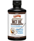 Barlean's Mct Oil Supplement Coconut Flavored For Keto Coffee Emulsified Creamy Liquid Syrup With 5 400Mg Plant-Based Mct'S To Support Energy Focus And Wellness 16 Oz