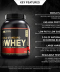 Optimum Nutrition 100% Whey Gold Standard Double Rich Chocolate 5 Pound
