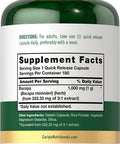 Carlyle Bacopa Monnieri Capsules | 1000 mg | 180 Capsules | Gluten Free Supplement
