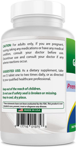 Best Naturals Garlic Extract 5000 mg Equivalent Per Serving- 360 Tablets