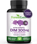 Forestleaf Dim Supplement - 300Mg Dim Estrogen Supplement For Women/Men - Diindolylmethane With Bioperine Black Pepper - Support For Detox Metabolism Hormone Balance & Menopause 90 Caps