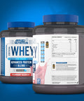 Applied Nutrition Critical Whey Protein Powder Shake Gold Muscle Building Supplement with Glutamine & High Standard Amino Acids BCAA 2.27kg - Servings 67 (Strawberry Milkshake)