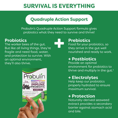 Probulin Total Care Immune Probiotic Supports Immune and Digestive System 30 Capsules