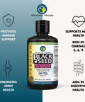 Amazing Herbs Premium Black Seed Oil - Cold Pressed Nigella Sativa Aids In Digestive Health, Immune Support, Brain Function, Joint Mobility, Gluten Free, Non Gmo - 32 Fl Oz (Pack Of 3)
