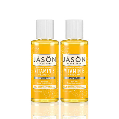 JASON Vitamin E 45,000 IU Skin Oil, Maximum Strength, 2 Ounce Bottle