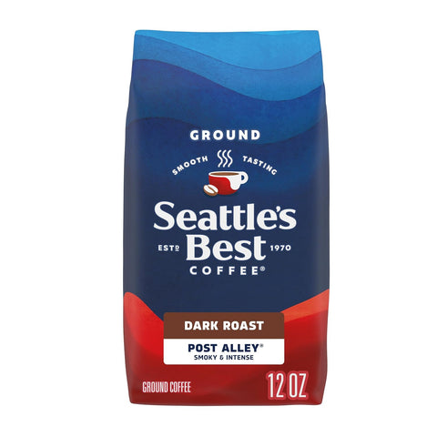SeattleÃƒÂ¢Ã¢â€šÂ¬Ã¢â€žÂ¢s Best Coffee, Dark Roast Ground Coffee, 6th Ave Bistro, 100% Arabica, 3 Bags (12 oz Each)