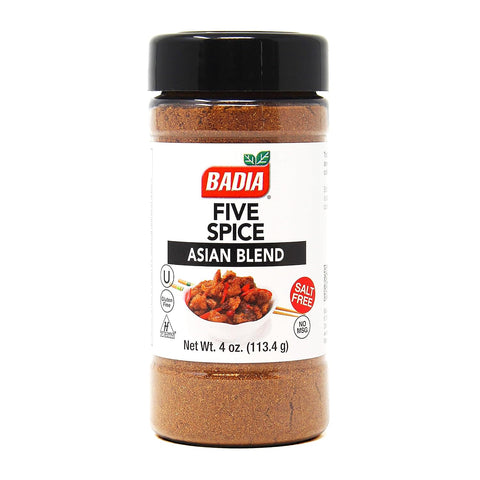 Badia Five Spice Asian Seasoning 16 oz ÃƒÂ¢Ã¢â€šÂ¬Ã¢â‚¬Å“ Sweet Aromatic Flavor, Asian Fusion Blend of Anise, Cloves, Cinnamon, Fennel & Ginger, No Salt, Gluten Free