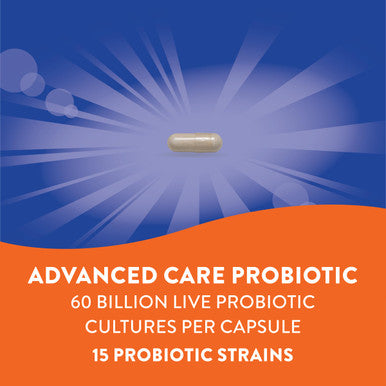 Nature S Way Fortify Optima Daily Probiotic 60 Billion 15 Strains Digestive And Immune Support* With Prebiotics 30 Capsules