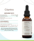 Cilantro B60 Alcohol-Free Herbal Extract Tincture, Concentrated Liquid Drops Natural Cilantro (Coriandrum Sativum) Dried Leaf