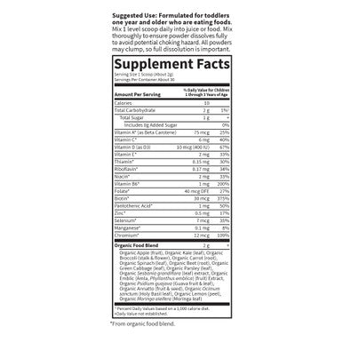 Garden of Life Kids Multivitamin Powder Daily Vitamins And Minerals For Toddlers & Kids - Organic Toddler Multi Powder With 15 Vitamin C D3 Zinc For Healthy Growth - Gluten Free - 30 Day Supply