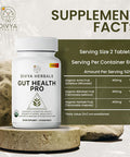 Gut Health Pro | Detox, Colon Cleanse & Digestive Support | Organic Triphala Supplement | Relief From Constipation, Gas, Bloating | For Women & Men | Uncoated Vegan Tablets | 600Mg-120Ct