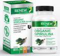 Renew Actives Maximum Strength Spirulina Tablets 1000Mg Per Serving! Supports Immune System, Heart, Cells And Energy Rich In Antioxidants, Vitamins, Minerals. 60 Supplement Capsules!