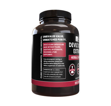 PURE ORIGINAL INGREDIENTS Devil'S Claw (365 Capsules) No Magnesium Or Rice Fillers, Always Pure, Lab Verified