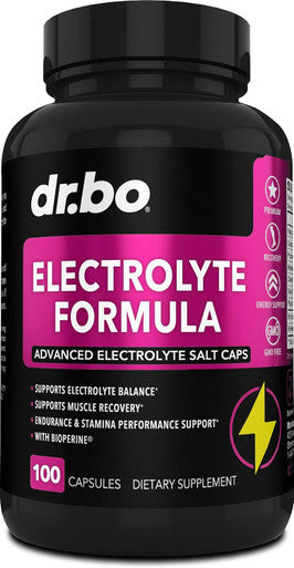 Electrolyte Pills Supplement Salt Tablets - Electrolytes Capsules With Potassium, Magnesium, Sodium, Chloride, Calcium Replacement For Keto, Cramps & Rehydration Salts Supplements - 100 Hydration Caps