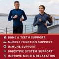 Calcium With Vitamin D3 K2 Gummies, Sugar Calcium Supplement For Women & Men, Chewable Calcium Citrate With Magnesium, Zinc For Bone, Muscle & Immune Support