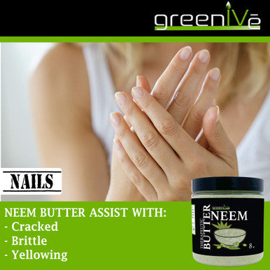 Greenive - Neem Butter - Body Butter - All Natural - Soothing - Moisturizing - (8 Ounce)