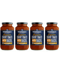 Sonoma Gourmet Seven Veggie Pasta Sauce | Vegan, USDA Organic, Non-GMO, Gluten-Free and No Sugar Added | Made With Fresh Ingredients | 25 Ounce Jars (Pack of 4)